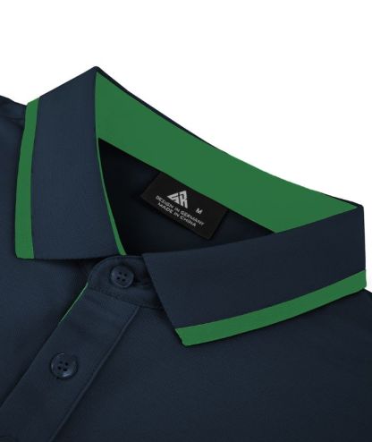 ZITY Men's Slim Fit Button Up Golf Polo Shirt-CEMPO04037