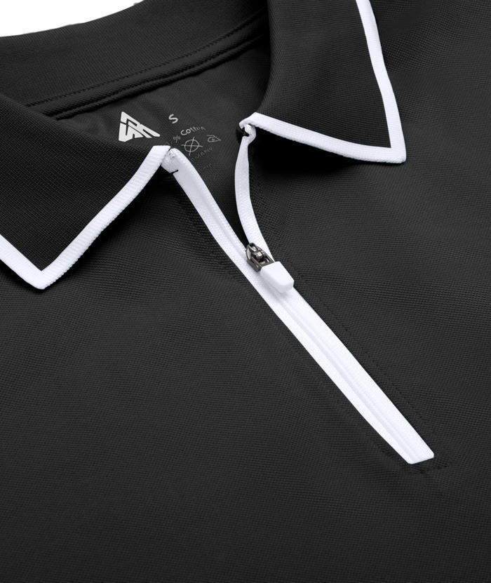 ZITY Women's Dri Fit Quarter Zip Golf Polo ShirtCUWPO01444