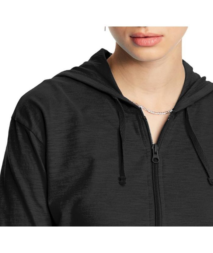 ZITY Women's Light Weight Long Sleeve Full Zipper Casual Hoodie-DUWHD04912|Zitysports