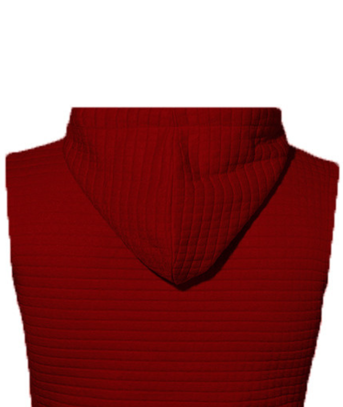 ZITY Men's Plus Size  Solid Color Sleeveless Hoodie-DUMMG05201|Zitysports