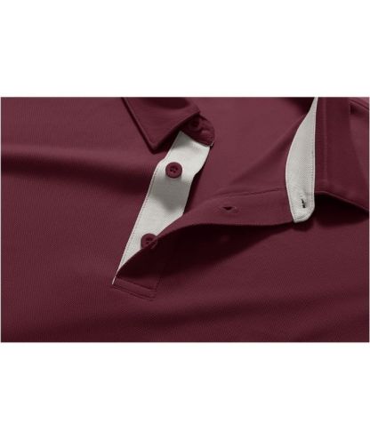 ZITY Men's Button Up Slim Fit Polo Shirt-CUMPO05188