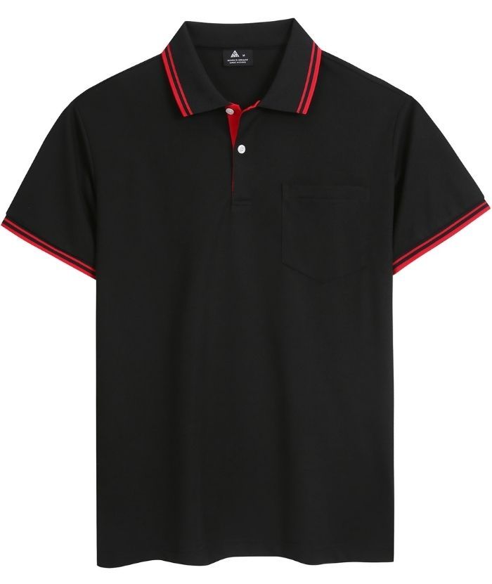ZITY Men's Button Up Dri Fit Golf Polo Shirt-CFMPO00134
