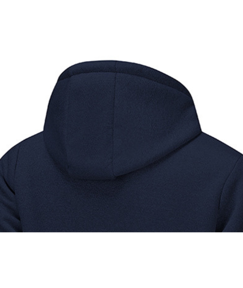ZITY Men's Fleece Jacket Side Pocket with Zipper Casual Hoodie-DUMFH04877 | Zitysports