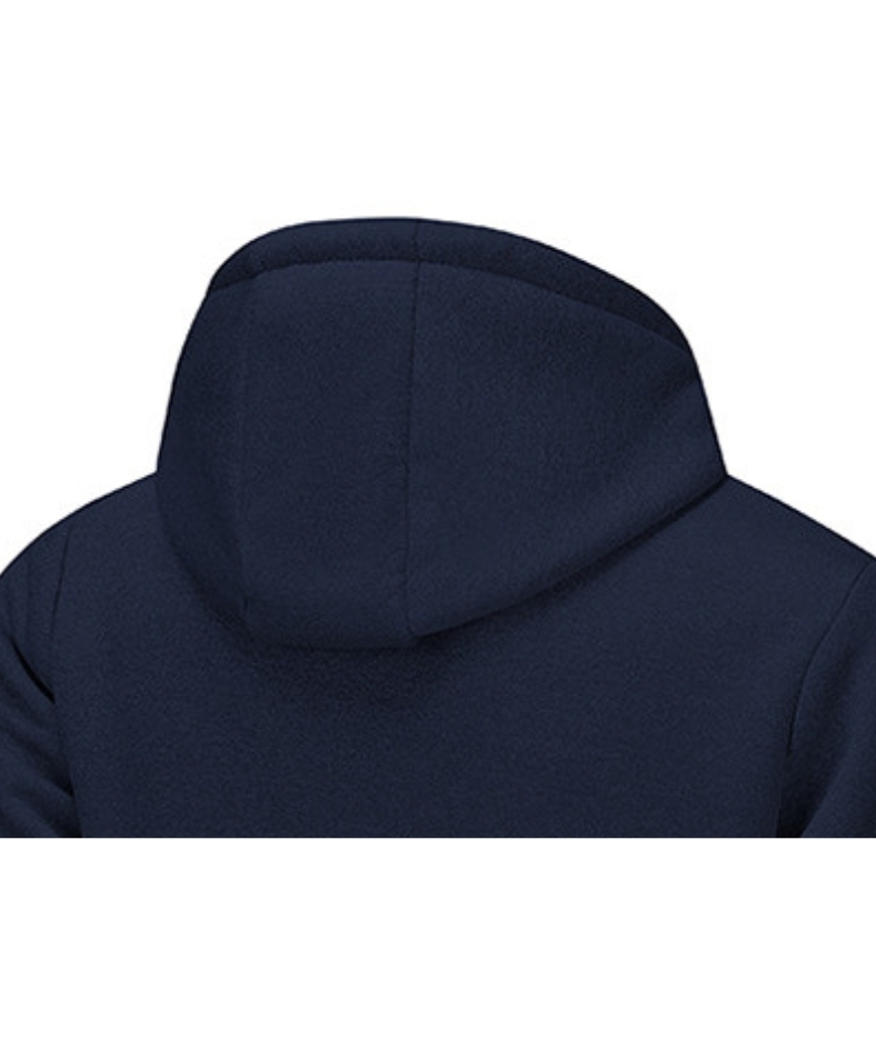 ZITY Men's Fleece Jacket Side Pocket with Zipper Casual Hoodie-DUMFH04877 | Zitysports