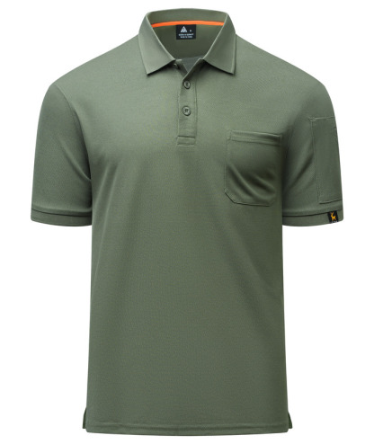 ZITY Men's Solid Color Slim Fit Golf Polo Shirt-ZPK007931