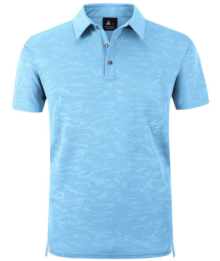 ZITY Men's Casual Breathable Fit Flowing Clond Pattern Golf Polo Shirt-ZPK007197 | Zitysports