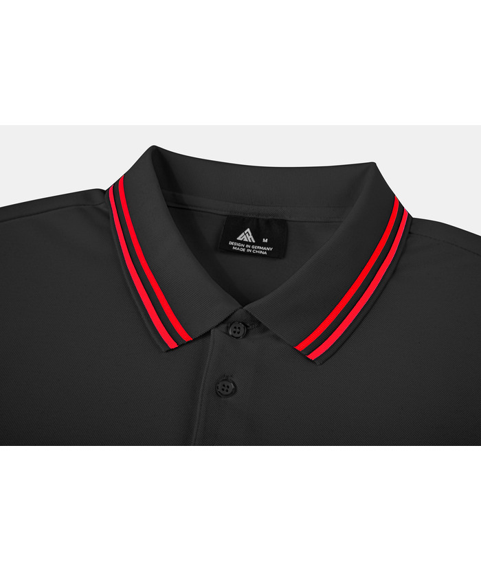 ZITY Men's Solid Color Dri Fit Sports Polo Shirt-CEMPO02412