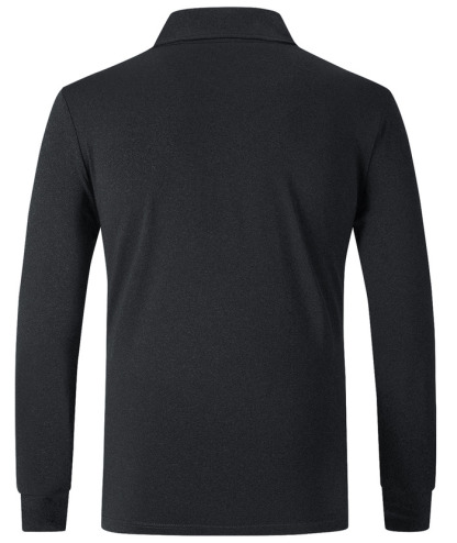 ZITY Men's 3 Button Quick Dry Long Sleeve Performance Polo Shirt-ZPK007158 | Zitysports