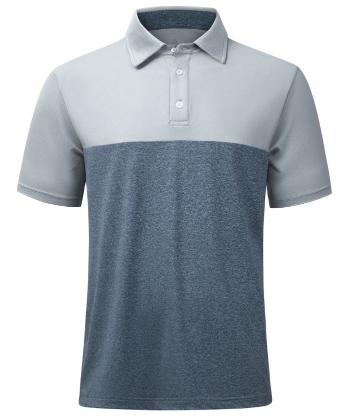 ZITY Men's Color Block Dri Fit Polo Shirt-APOH700109