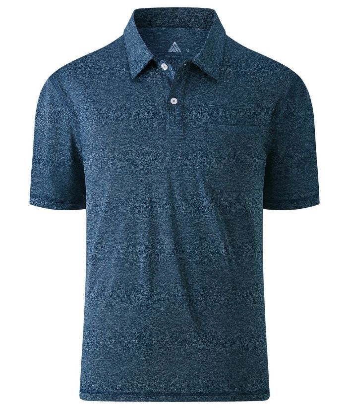 ZITY Men's Moisture Wicking Dri Fit Sports Polo Shirt-ZPK007926