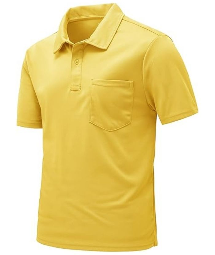 ZITY Men's Button Up Quick Dri Casual Polo Shirt-CEMPO03494