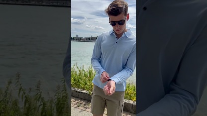 ZITY Men's Button Up Dri Fit Long Sleeve Polo Shirt-CFMPO00095