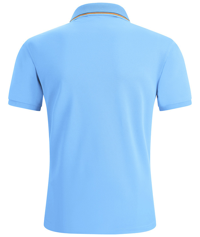 Men's Solid Color Slim Fit Performance Polo Shirt-ZPK007837