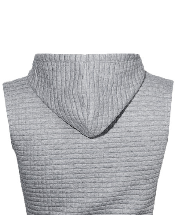 ZITY Men's Plus Size  Solid Color Sleeveless Hoodie-DUMMG05201|Zitysports