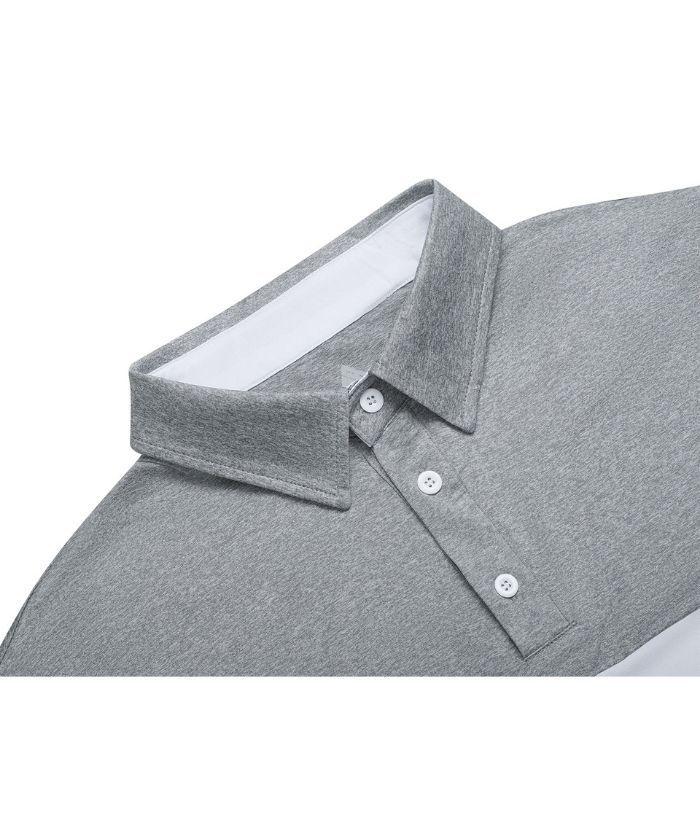 ZITY Men's Color Block Dri Fit Polo Shirt-APOH700109