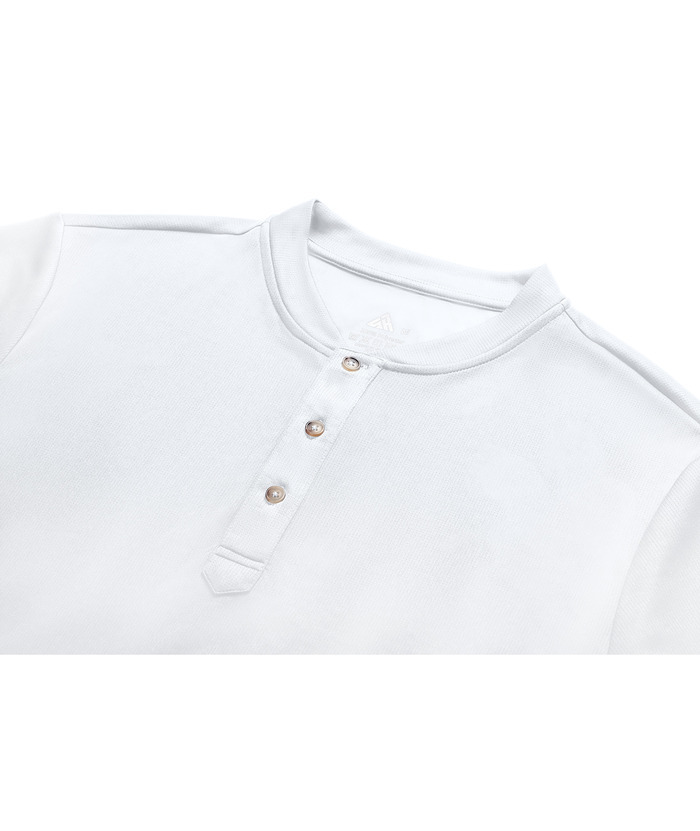 ZITY Men's Dri Fit Button Up Summer T-Shirt-CUMSS01366