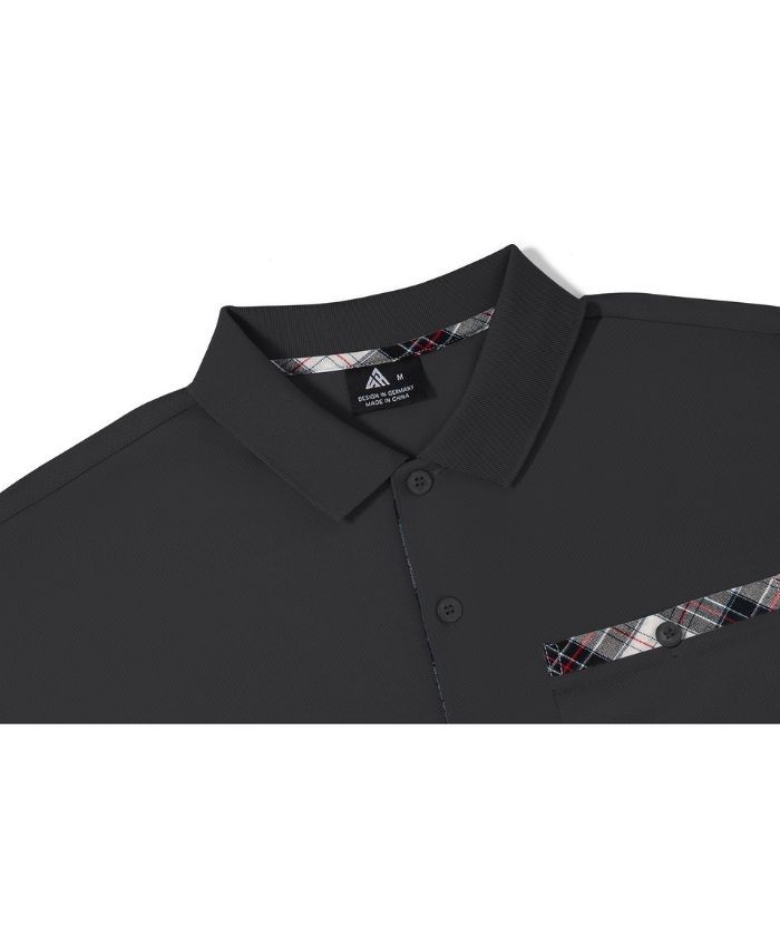 ZITY Men's Button Up Dri Fit Casual Polo Shirt-CEMPO04853