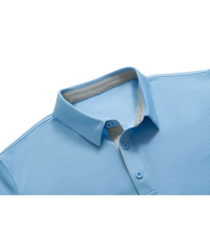ZITY Men's Button Up Slim Fit Polo Shirt-CUMPO05188