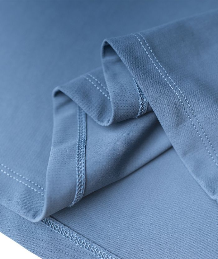 ZITY Men's Quarter Zip Stand Collar Long Sleeve Polo Shirt-88170