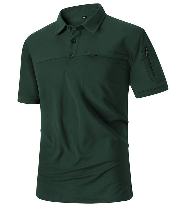 ZITY Men's Slim Fit Side Pocket Polo Shirt-APOH700020