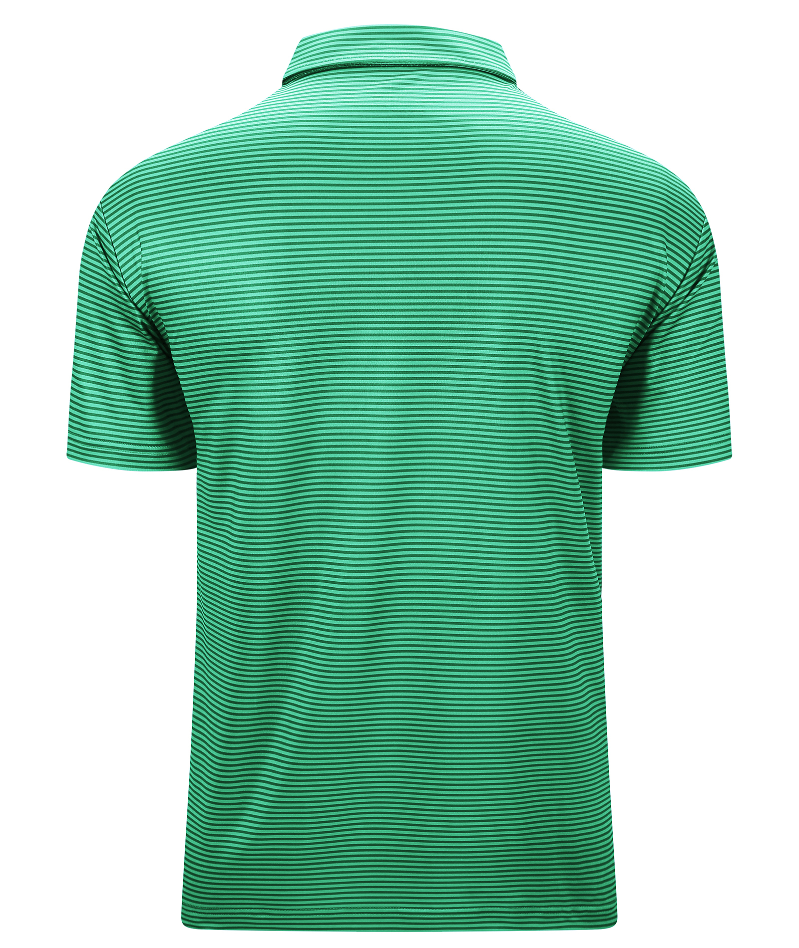 ZITY Men's Button Up Dri Fit Strip Polo Shirt-TUMPO00062