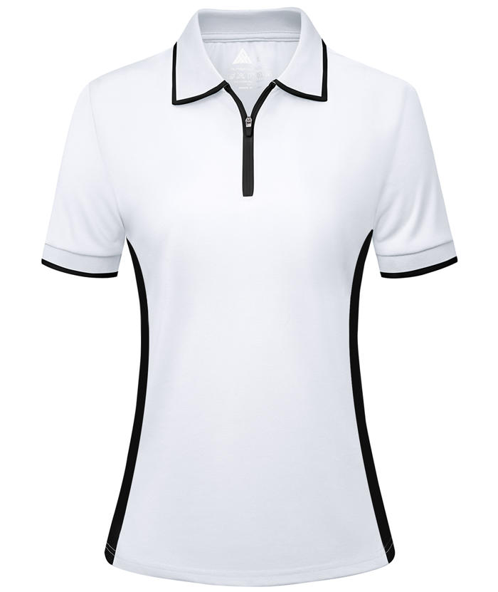 ZITY Women's Dri Fit Quarter Zip Golf Polo ShirtCUWPO01444