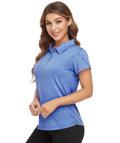 ZITY Women's Quick Dry Slim Fit Golf Polo Shirt-CFWTX00031