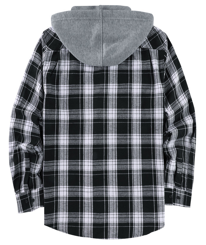 ZITY Men's Button Up Plaid Flannel Shirt-ZPK006183 | Zitysports