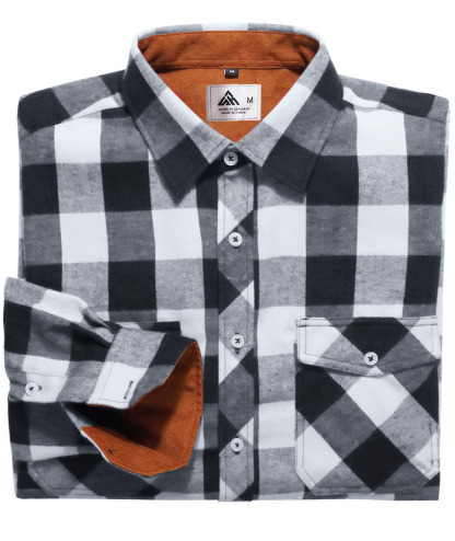 ZITY Men's Plaid Button Up Shirt with Flap Pocket Spring Fall Top-ZPK006565 | Zitysports