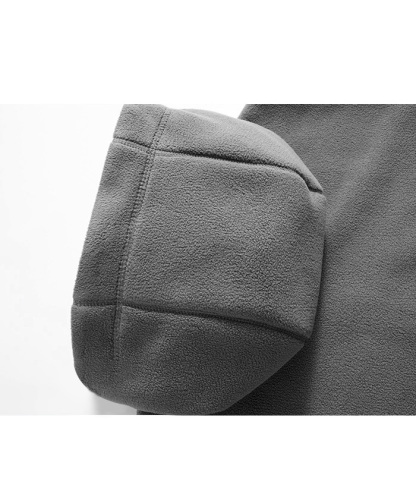 ZITY Men's Full Zipper Fleece Jacket-DUMCO05447