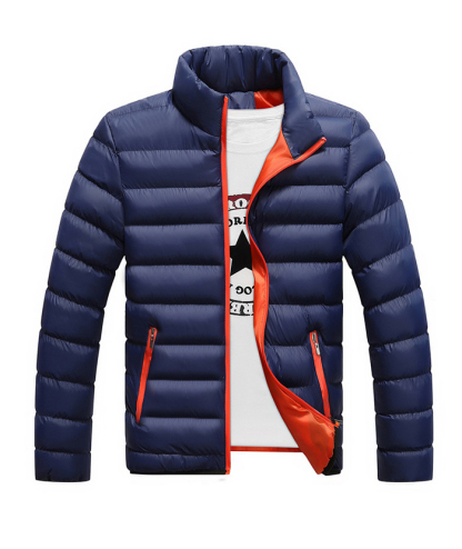 ZITY Men's Full Zipper Long Sleeve Sports Puffer Jacket- DUMCO05567
