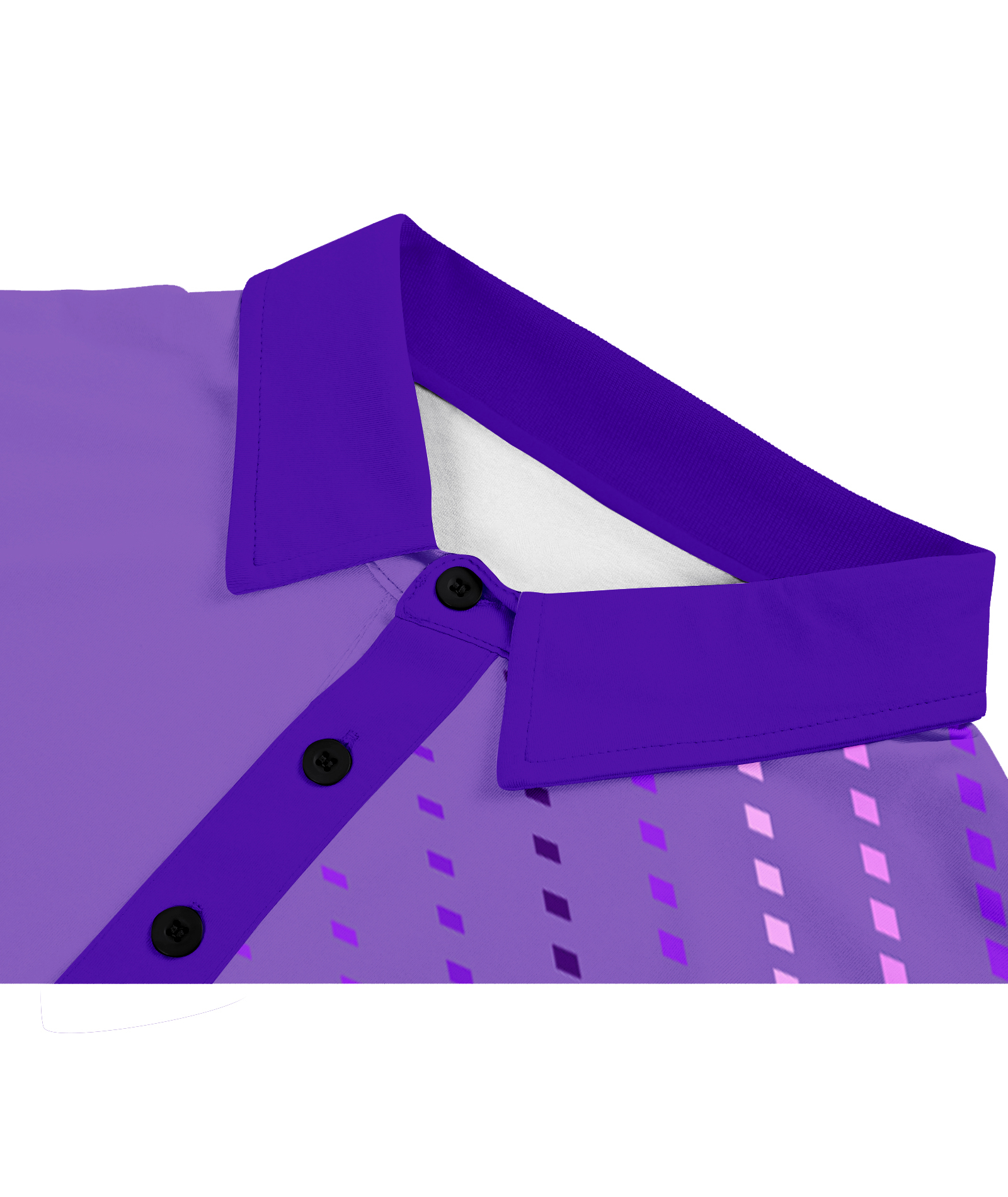 ZITY Men's Button Up Moisture Wicking Golf Polo Shirt-APOH700047