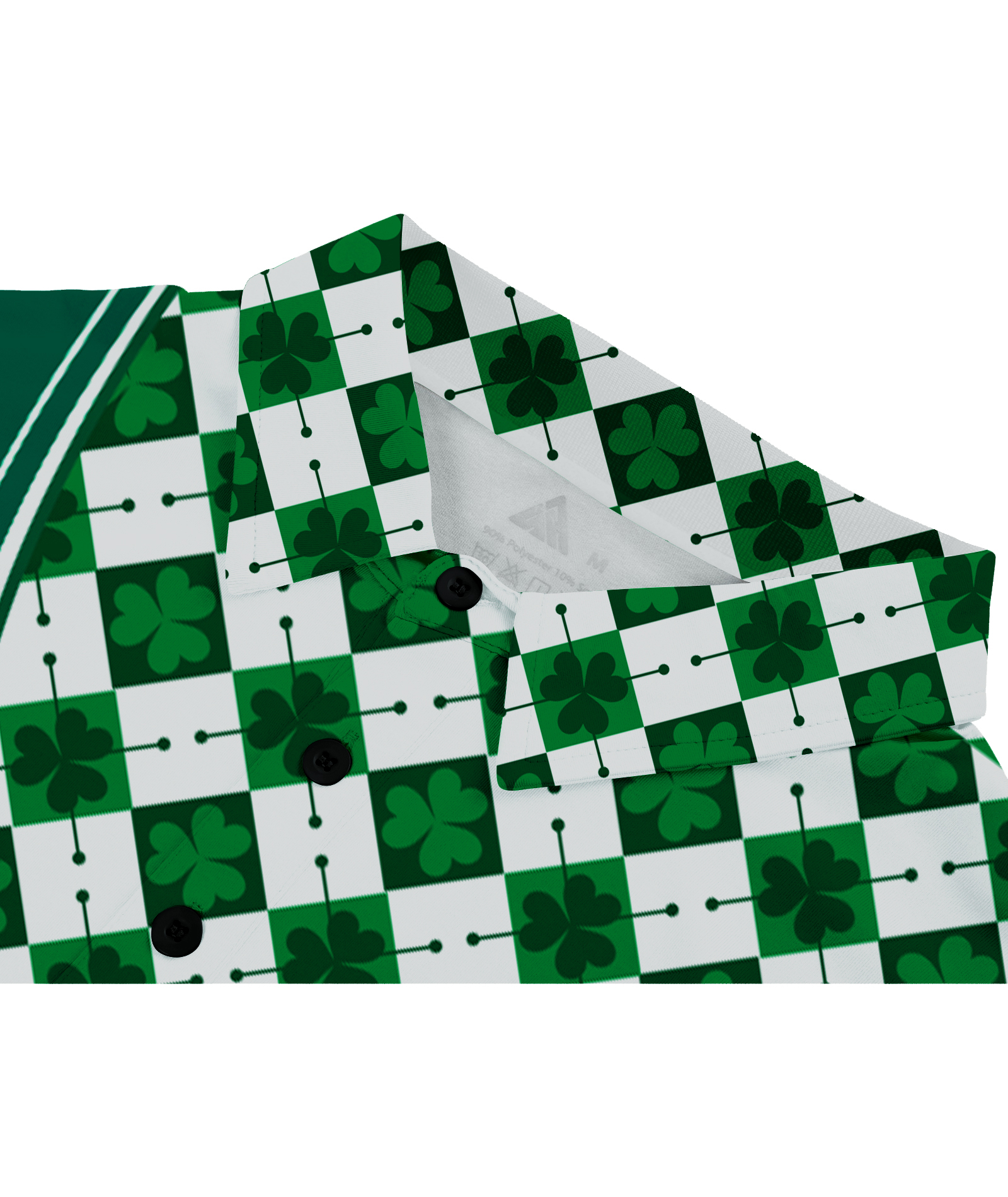 ZITY Men's ST Patrick Day Printed Polo Shirt-CUMPO03959