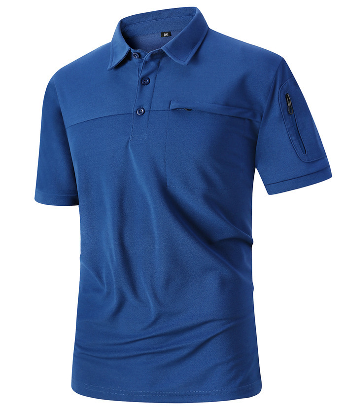 ZITY Men's Slim Fit Side Pocket Polo Shirt-APOH700020