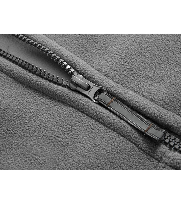 ZITY Men's Full Zipper Fleece Jacket-DUMCO05447