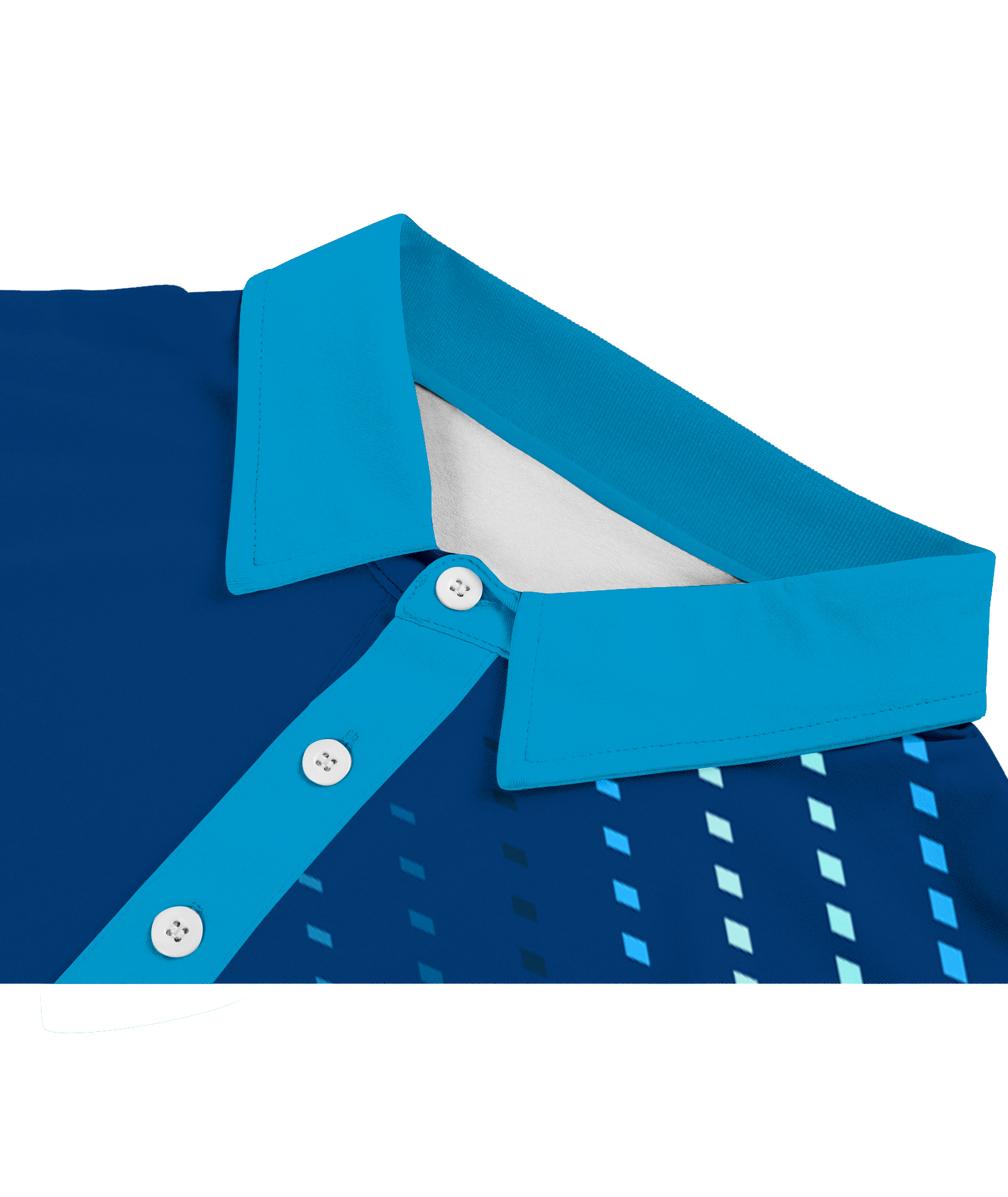 ZITY Men's Button Up Moisture Wicking Golf Polo Shirt-APOH700047