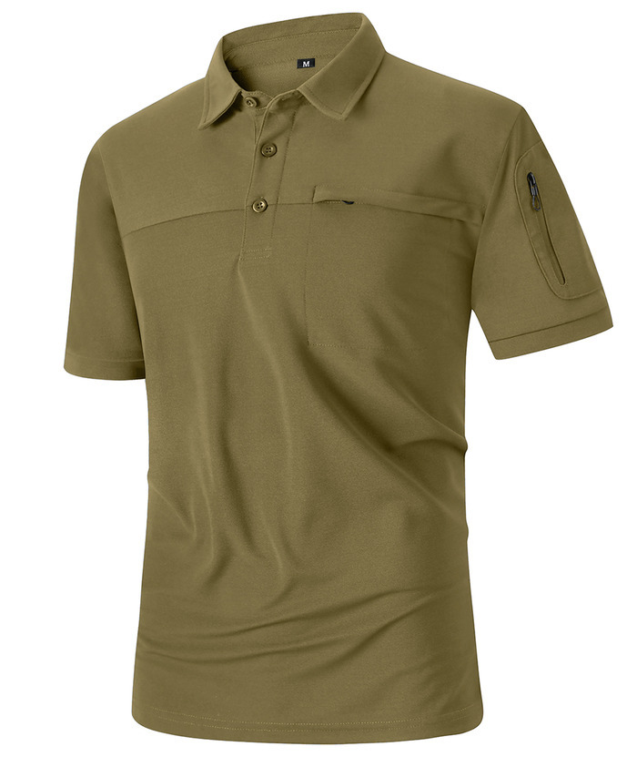 ZITY Men's Slim Fit Side Pocket Polo Shirt-APOH700020