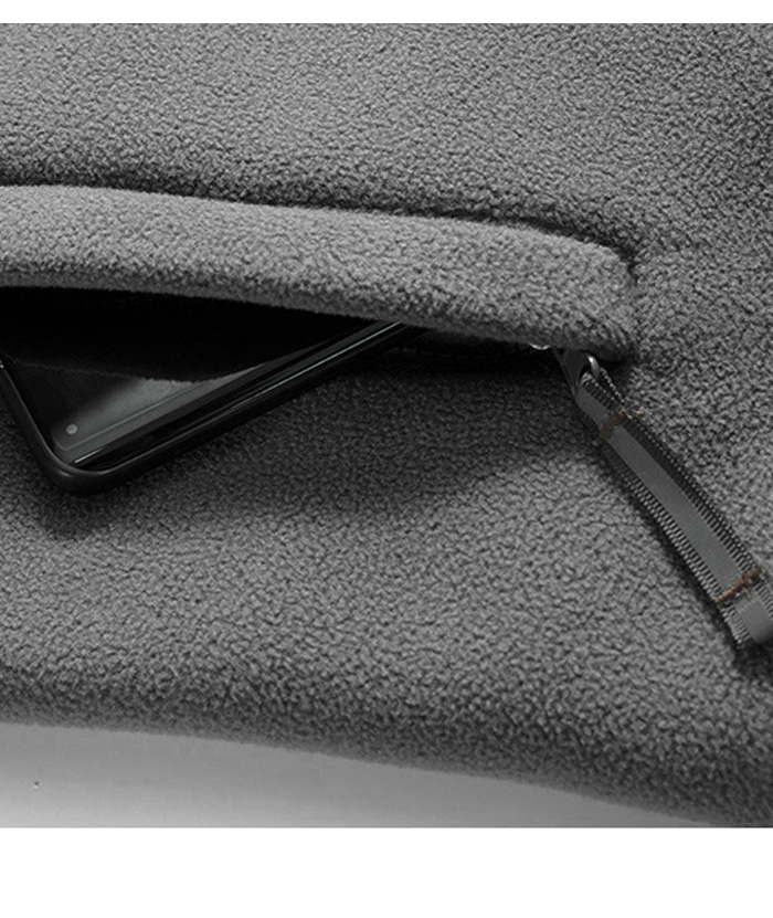 ZITY Men's Full Zipper Fleece Jacket-DUMCO05447