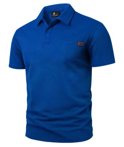 ZITY Men's Chest Pocket Dri Fit Polo Shirt-CUMPO05759