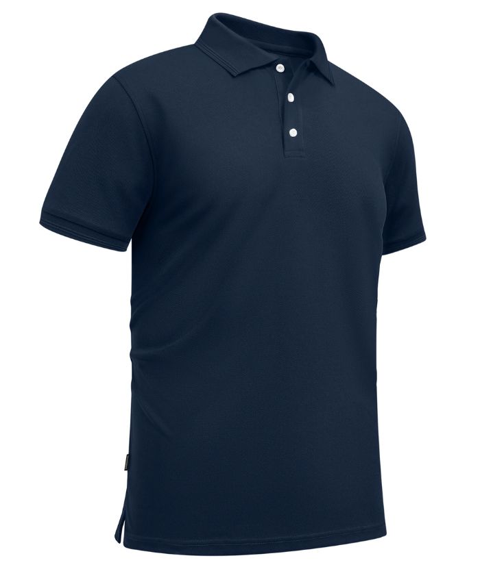 ZITY Men's Button Up Slim Fit Casual Polo Shirt-CUMPO05344