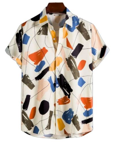 ZITY Men's Floral Print Casual Shirt