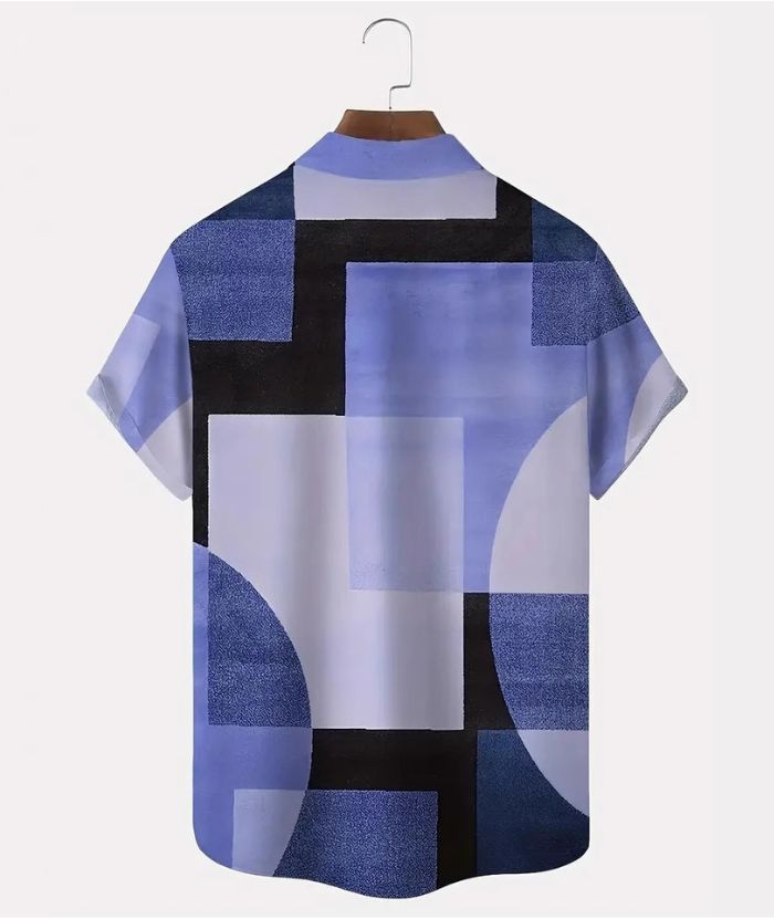 ZITY Men's Chest Pocket Button Up Summer Casual Shirt