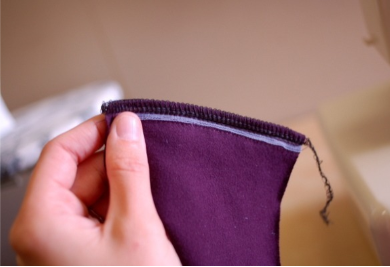 reinforced seams inside the shoulder area