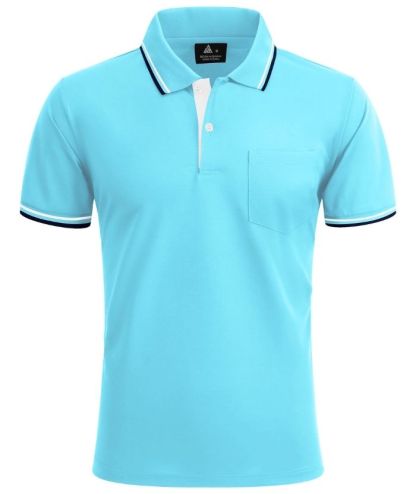 ZITY Men's Button Up Dri Fit Golf Polo Shirt-CFMPO00134