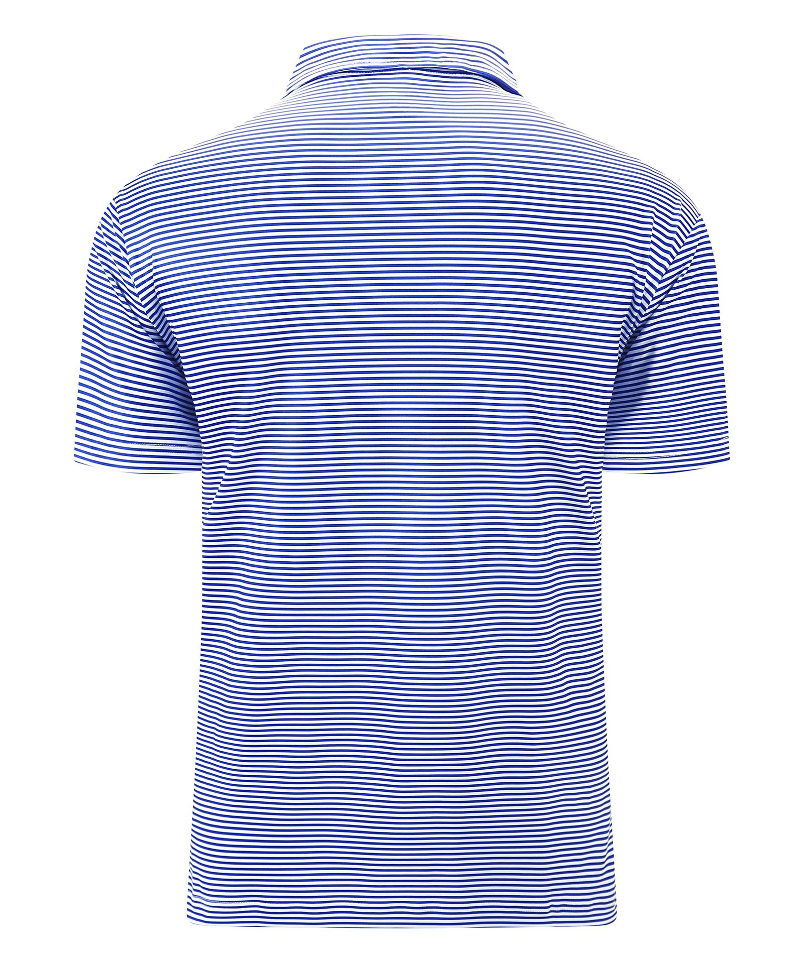 ZITY Men's Button Up Dri Fit Strip Polo Shirt-TUMPO00062