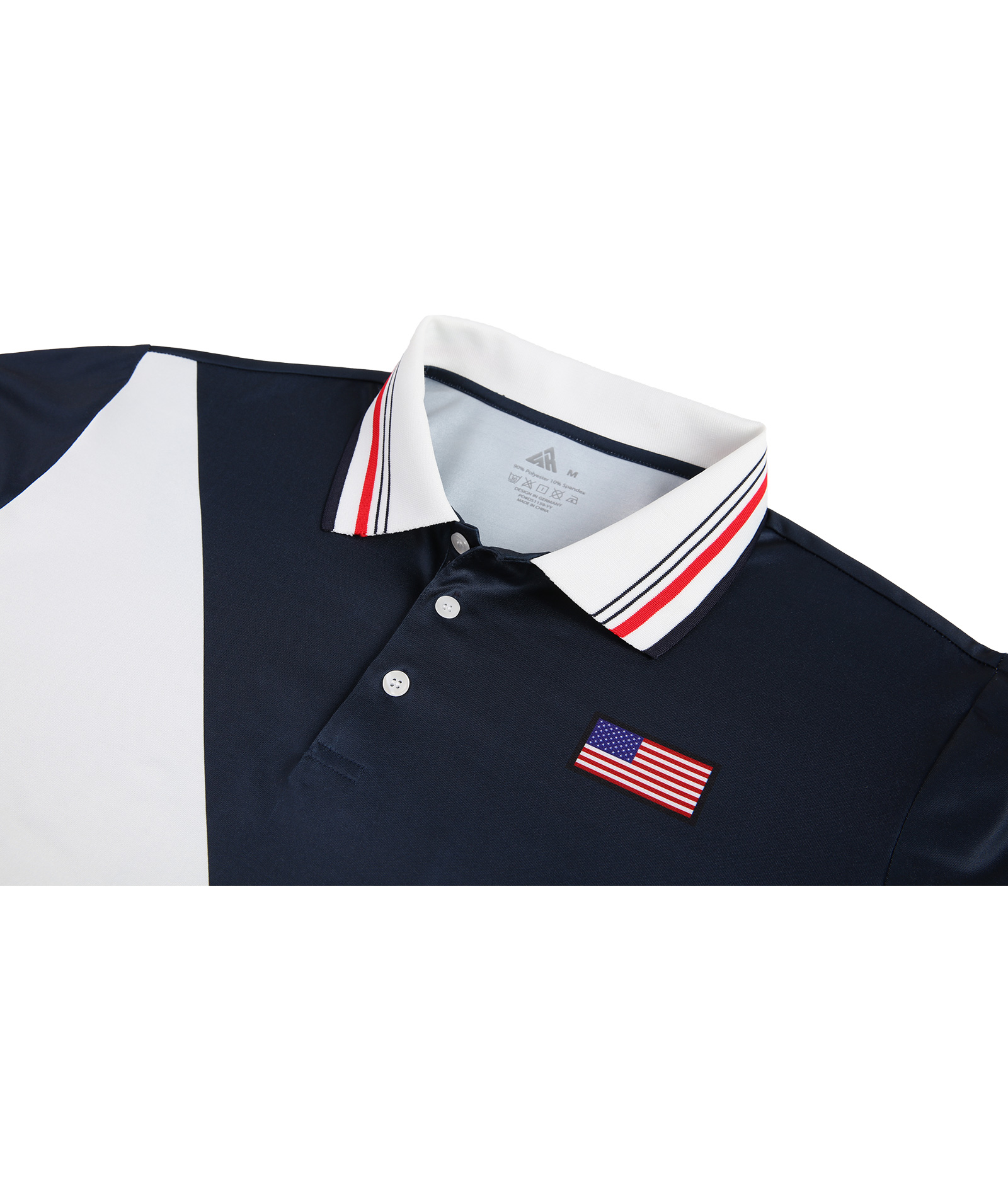 ZITY Men's Button Up Dri Fit Long Sleeve Polo Shirt-CFMLP00012