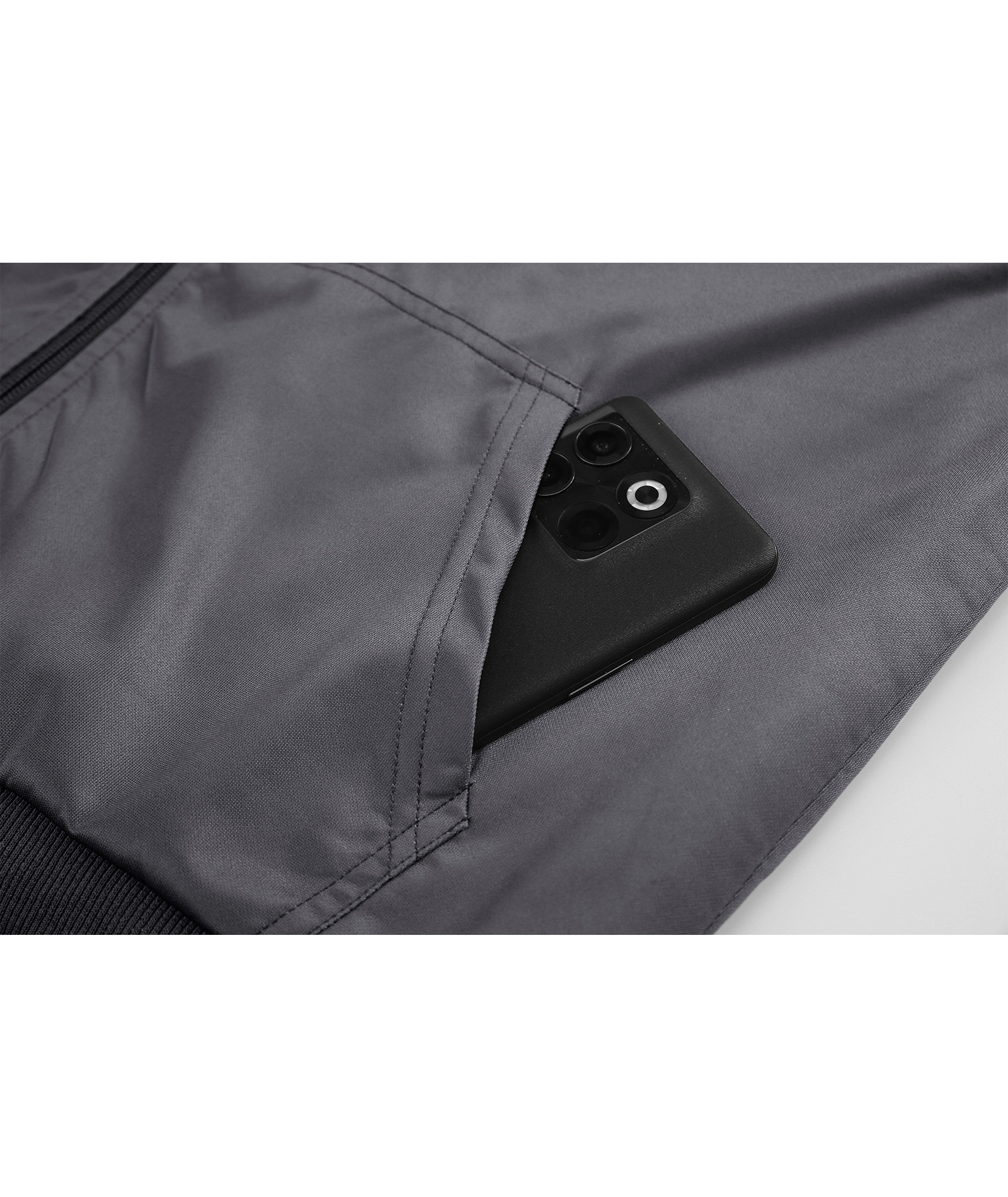 ZITY Women's Full Zipper Geometric Pattern Print Fleece Hoodie-CUWFH01396