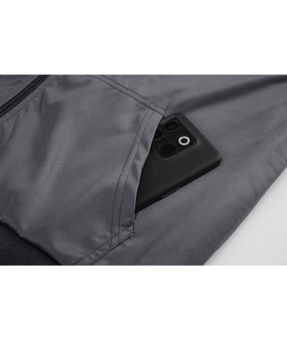 ZITY Women's Full Zipper Geometric Pattern Print Fleece Hoodie-CUWFH01396