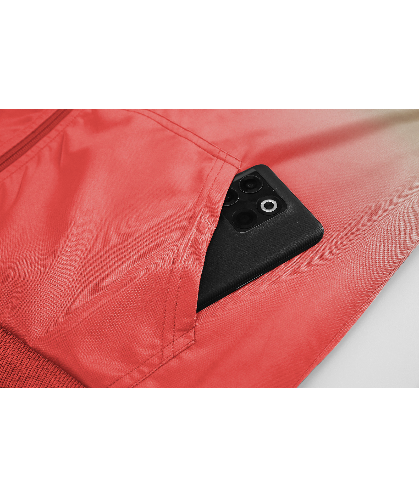 ZITY Women's Full Zipper Contrast Color Fleece Hoodie-CUWFH01519