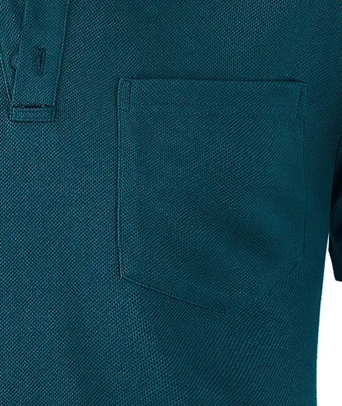 ZITY Men's Solid Color Fast Dry Neck Air Force with Pocket Polo Shirt-ZPK008914 | Zitysports